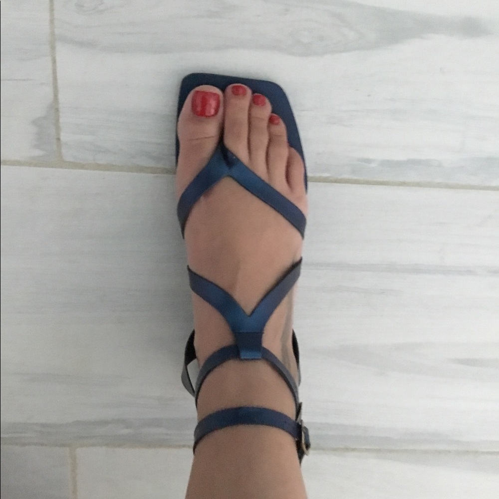 David Isaac Gladiator flats sandals shoes